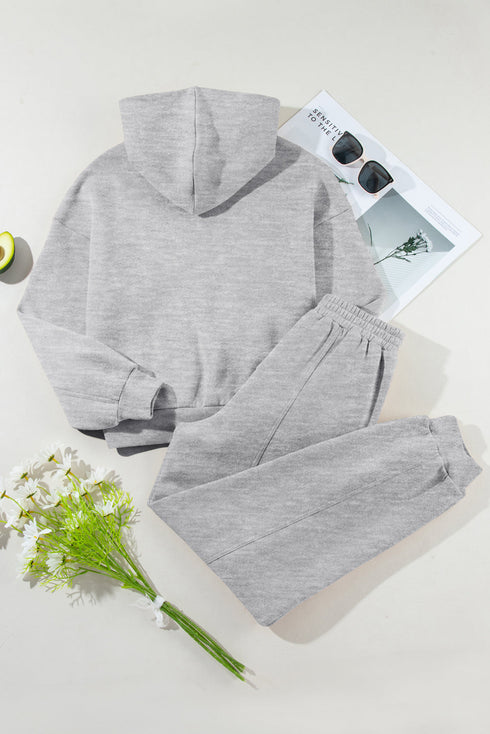 'Nyssa' Long Sleeve Hoodie and Pants Activewear Set - Celes Fashion